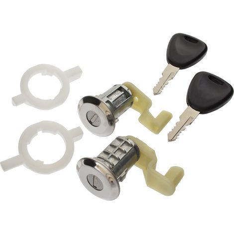 Kit de 2 inserts de serrure pour Renault Clio II (1998-2005)