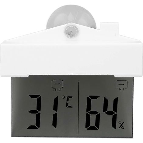 Innen-Hygrometer-Thermometer mit LCD-Bildschirm, hochpräzise Raumtemperaturüberwachung und Feuchtigkeitsmesser