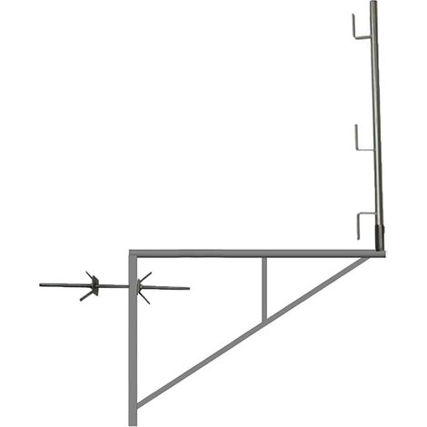 10 Verzinkte Gerüstkonsole 1.00m x 1.50m - Rundrohr - 110011509/10