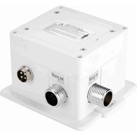 Elektronischer, automatischer Sensor für berührungsloses Waschbecken mit freihändiger Warm- und Kaltwasserarmatur, bewegungsaktiviert (1/5)