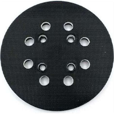 Almohadilla de lijado para Bosch - Ø 125 mm - Dureza media - Con sistema de accesorios para lijadora orbital aleatoria PEX 300/400 AE / 4000 AE / Advanced Orbit 18 - Crezuo (1/4)