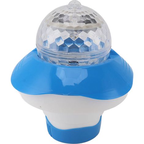 Distributeur flottant, réglable et alimenté à l'énergie solaire pour comprimés chimiques destinés aux spas, parcs aquatiques et aquariums. (1/5)