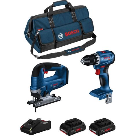 BOSCH Kit BK2024BAG (GSB 18V-45 + GST 18V-125 B + 2 x 4,0 Ah ProCORE + GAL18V-40 + HDBAG) (1/5)