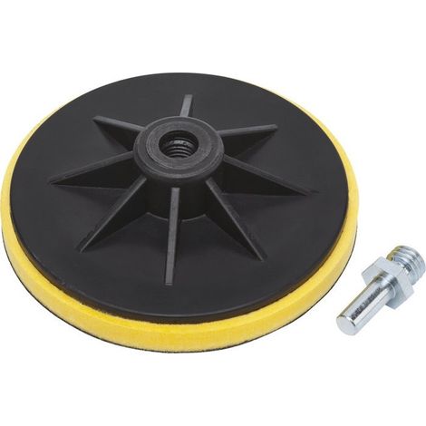 Trade Shop - Adaptador De Disco De 6" Con Almohadilla De Velcro De ø 150 Mm Para Lijadora Orbital - (1/4)