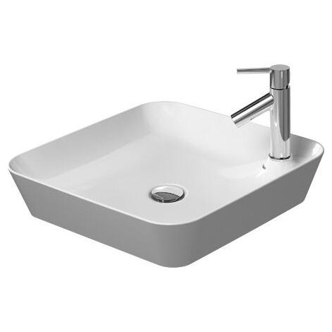 Duravit Cape Cod Aufsatzbecken, 460 × 460 mm, mit Armatureninsel, (1/5)