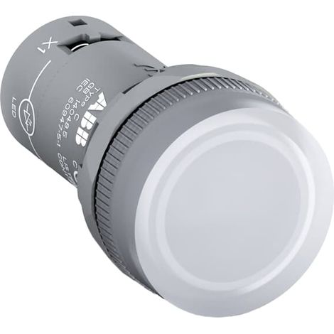 Lampada spia con LED integrato BIANCO, 110-130Vc.a.