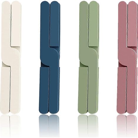 4 Pack Folding Silicone Trivet, Folding Pot Stand, Non Slip Pot Holder, Silicone Mats Heat Resistant Trivets, Pan Protectors for Kitchen Table (1/5)