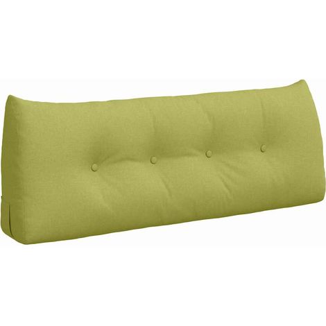 Cuscino per Schiena Verde chiaro 120 x 24 x 50 cm Tessuto vidaXL