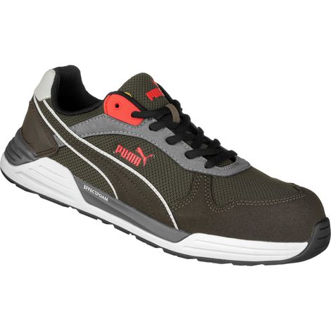 Chaussures de sécurité basses FRONTSIDE LOW S1P ESD HRO SRC marron/lierre 41