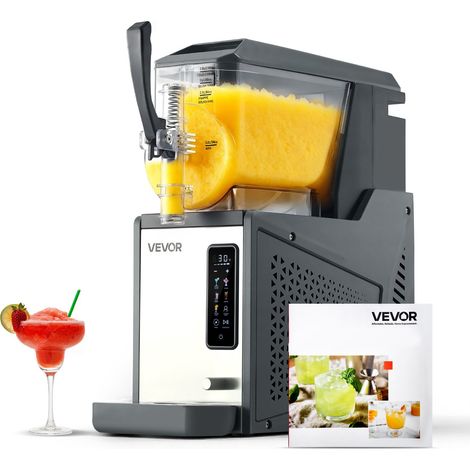 Machine à Granité 4 L, Machine à Boissons Glacées avec Réservoir Unique, pour Granitas Margarita Milk-shake Restaurant Café Bar Maison, Distributeur de Boissons Frappées Nettoyage Automatique (1/5)