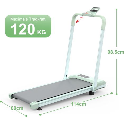 Cinta de correr plegable 3 en 1, inclinación del 10 %, app, 120 kg, MODENUIT (1/5)