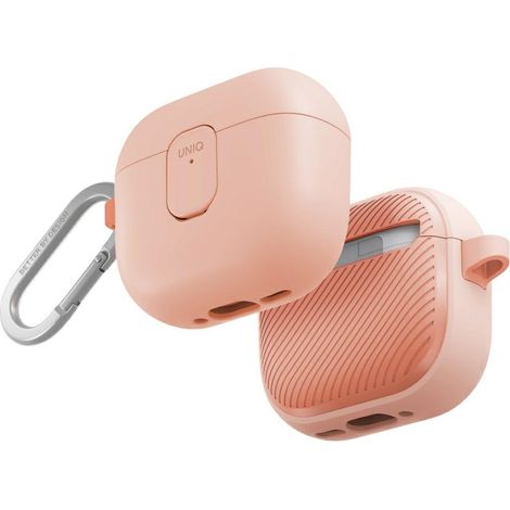 UNIQ Clyde Schutzhülle für AirPods 4, abschließbar, pink (1/5)