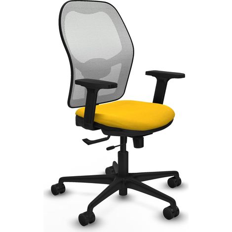 Chaise ergonomique piqueras y crespo Jorquera blanche nylon mesh (1/2)