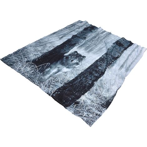 2Pcs Rideaux Occultants Anti-Poussière Voilages Obscurcissants pour Salon Chambre, Tissu Doux, Teinte Noir (1/5)