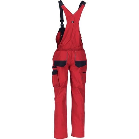 Salopette rouge-bleu marine taille S UNIVERSEL KW103030080080 (1/5)