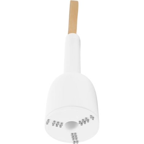 Mini aspirateur ABS 1200 mAh, rechargeable par USB, léger et sans fil, idéal pour la maison et les voyages (blanc). (1/5)