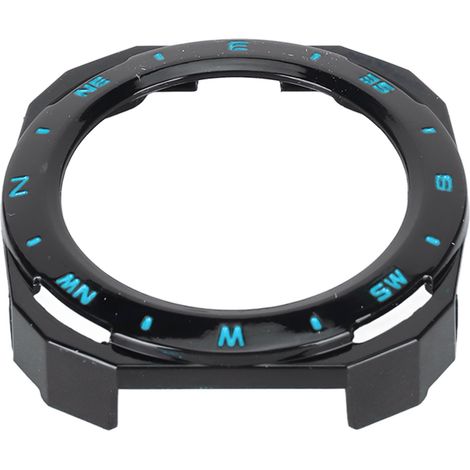 Coque de Protection Huawei Watch GT Cyber - Bumper Antichoc Résistant aux Chocs, Noir et Bleu (1/5)
