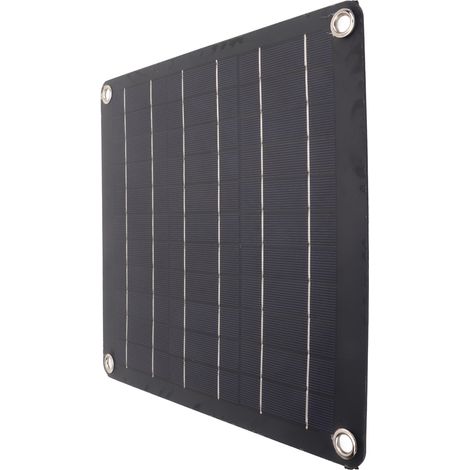 Kit panneau solaire 10 W 18 V en silicium polycristallin avec contrôleur de charge solaire 100 A pour maisons, camping-cars et bateaux