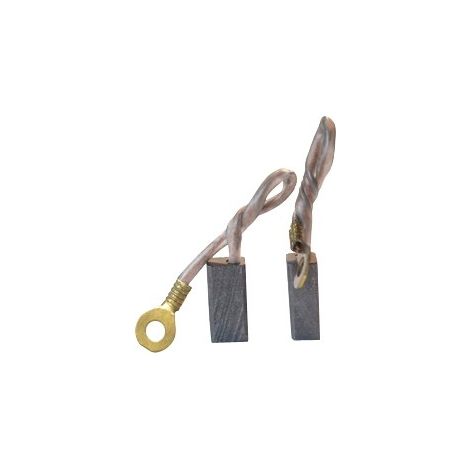 Jeu De 2 Charbons Adaptable Pour Fein. Dimensions: 5 X 6.4 X 13mm.