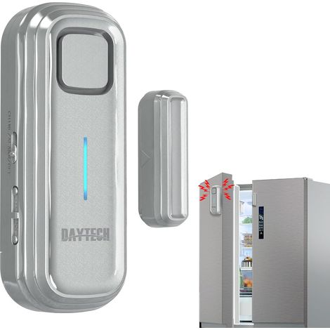 Alarme de réfrigérateur, de Porte, et de fenêtre, capteur de 120 DB, Signal sonore retardé (1/5)