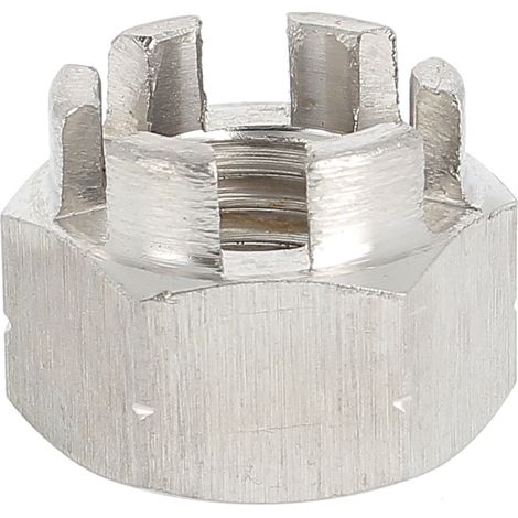 Ecrou A Créneaux Dégagé M20 Inox A2 DIN 935