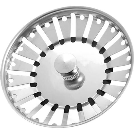 Bouchon de vidange en acier inoxydable 79-81-84 mm, filtre pour évier, accessoires de cuisine et de salle de bain (Couleur : 84 mm, 1 pièce) (1/4)
