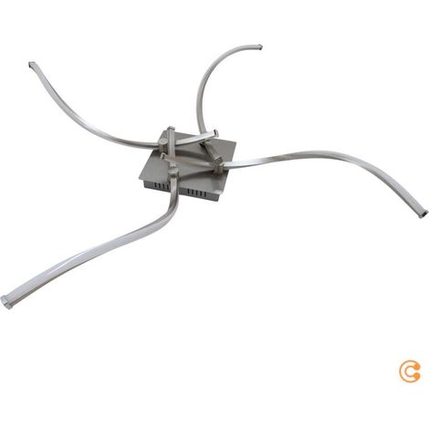 [GEBRAUCHT] B-Ware Paul Neuhaus Deckenleuchte Lampe LED Polina silber dimmbar Memoryfunktion Stahl (1/2)