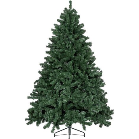 Sapin de Noël artificiel 210 arbre de Noël avec support en métal pliable, 1674 branches, décoration de Noël réaliste (1/5)