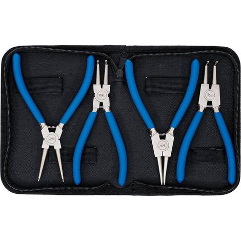 Jeu de Pinces à Circlips 175 mm - 4 pcs - Acier Résistant - Précision et Durabilité, Pro - D-Work (1/4)