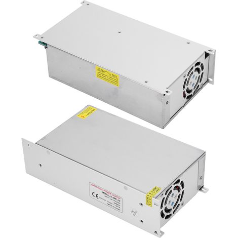 Alimentation à découpage DC 12V 66.7A 800W S-800-12, adaptateur en alliage d'aluminium pour barre lumineuse LED, écran et imprimante 3D (AC 170-250V)