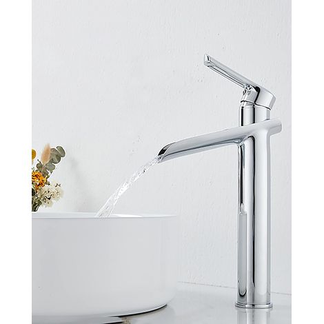 Robinet cascade pour vasque - laiton - pour lavabo et vasque (1/5)