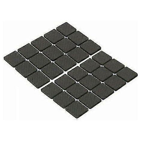 Rutschfeste, selbstklebende Gummifüße, schwarz, für Möbel und Stühle, Bodenschutz-Round 30pcs