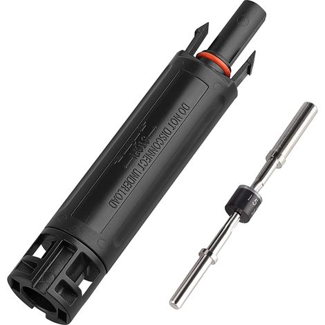 Fiche à Diode Série pour Panneau Solaire 15 A Mâle/Femelle Étanche Connecteur Photovoltaïque Connecteur de Câble Solaire (1/5)