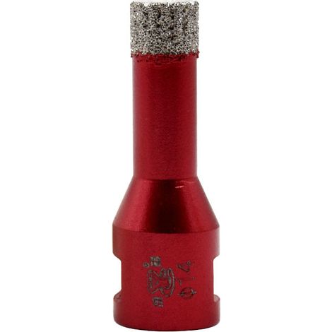 Foret diamanté avec filetage M14, foret à trous creux brasé haute performance pour carrelage/granit/marbre/porcelaine/verre/céramique (14 mm)