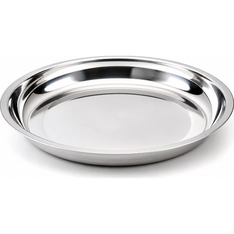assiette creuse inox 30 cm pour un usage quotidien (1/5)