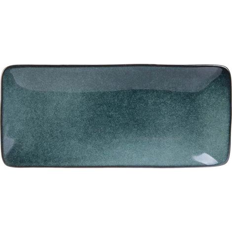 Coupelle Rectangle Gres Du Temps 10x22cm Bleu2