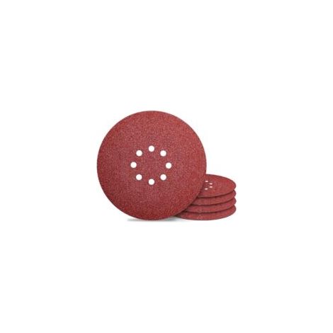 Disque abrasif de ponceuse Disque Ponçage 225 mm Disques Abrasif 8 Trous Grain 2000 pour Ponceuse Murale Papier Abrasifs 50 PCS - Crezuo (1/4)
