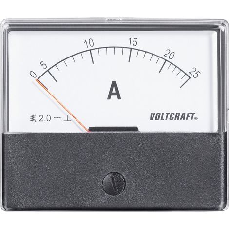 VOLTCRAFT AM-70X60/25A AM-70X60/25 A Einbau-Messgerät AM-70X60/25A 25 A Dreheisen