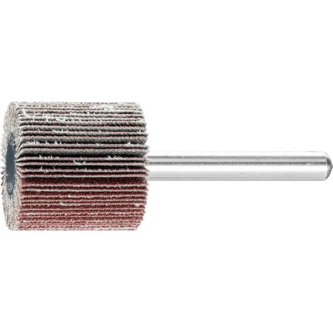 PFERD TOOLS Korund Fächerschleifer F Ø 25x25 mm Schaft-Ø 6 mm A150 für Feinschliff und Finish 10 Stk (1/4)