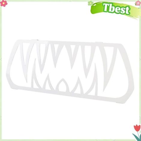 Tbest insert de calandre pour Ryker Insert de dents de calandre en aluminium enduit de poudre, aspect Cool, moto aileron Blanche (1/5)