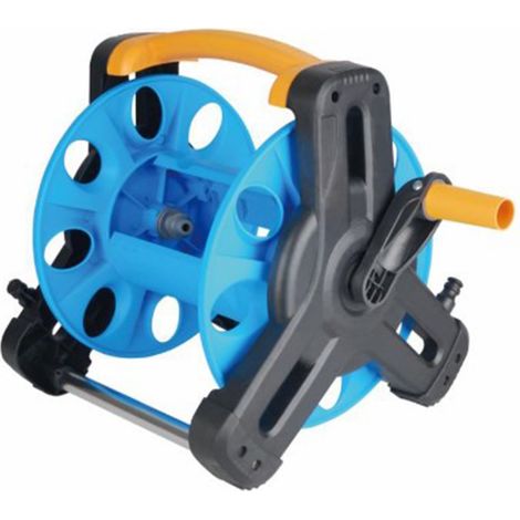 Chariot dévidoir pour tuyau d'arrosage 35m avec support de rangement pour jardin, pelouse et lavage auto (1/5)