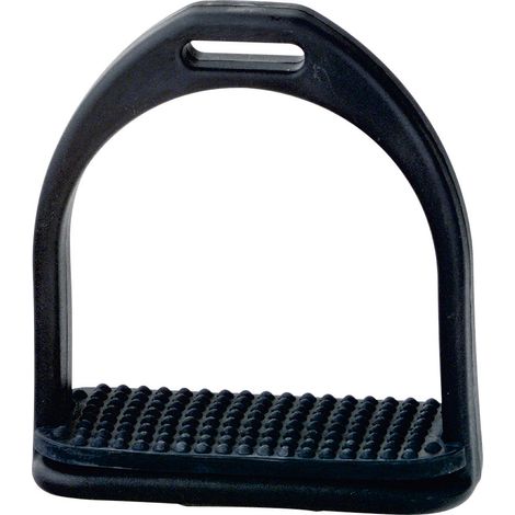 Staffe in materiale sintetico con pedana in gomma 95 mm