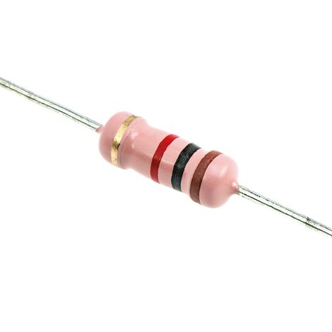 Rs Pro – Résistance film carbone 1kO ±5% – Puissance 2W – Tolérance ±5% – Coefficient de température -500 à +350ppm/°C – Température d'utilisation -55°C