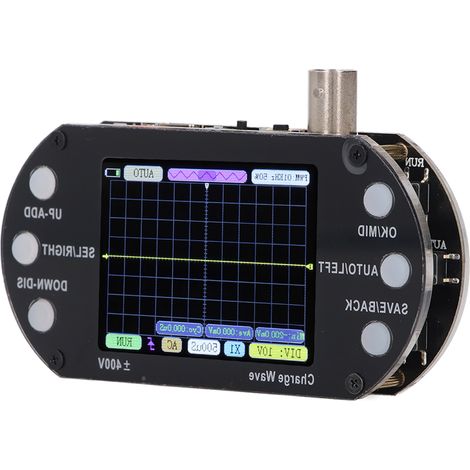 Oscilloscope Portatif Écran TFT 2,4" 320x240 Taux d'Échantillonnage 2,5MHz Bande Passante 500KHz (1/5)