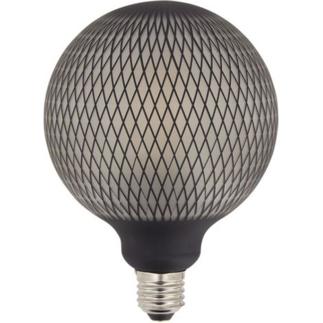 Xanlite – Ampoule filament décorative G125 E27 6W 2700K blanc chaud – Verre fumé – 250 lumens – RFDEB125GRAPHLO