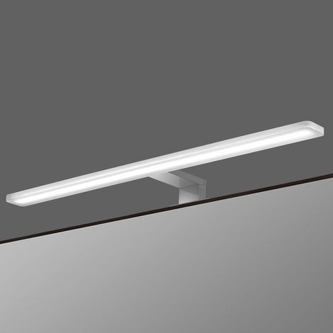 Kibath Aplique LED baño 60 cm 12W 600lm 4000K IP44 cromo aluminio (1/5)
