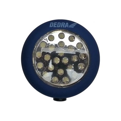 Linterna redonda de 24 LED con pilas - DEDL1000