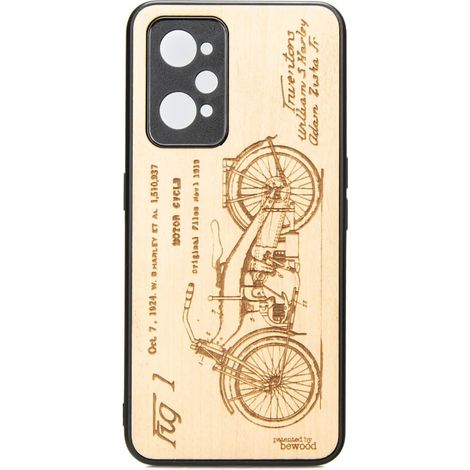 Realme GT 2 / GT Neo 2 / GT Neo 3T Custodia in legno HARLEY PATENT ANIEGRE