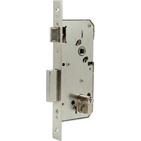 cerradura 4200 40 mm niquelado palanca deslizante picaporte reversible