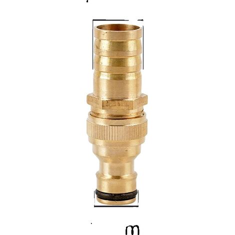 Hosenadapter, Schnellanschlussfunktion, langlebige Messingkonstruktion, G (1/2)